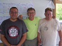 Match 8 Group Relay Winners - Charlie Lentz, Irv Claar, Jim O&#39;Hara, Missing - John Stecik